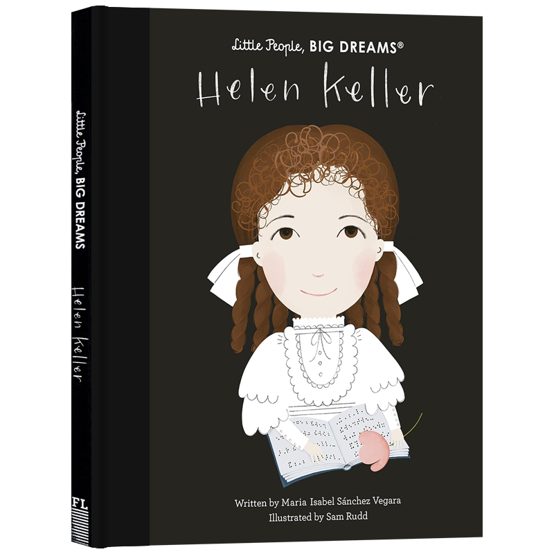 小人物大梦想系列 海伦凯勒英文原版绘本 Little People Big Dreams Helen Keller 儿童精装图画故事书 励志成长读物名人传记