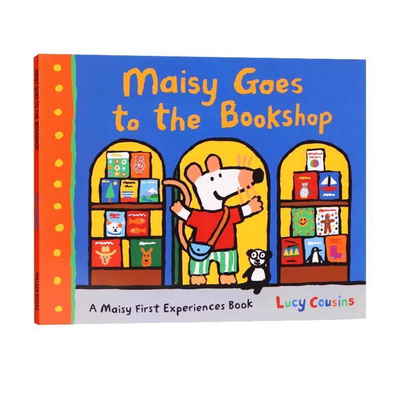 小鼠波波梅西去书店英文原版绘本