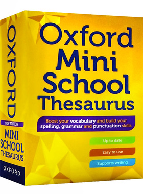 2023年新版牛津迷你学校词库英文原版 Oxford Mini School Thesaurus 进口原版英语书籍OUP Oxford出版Oxford Dictionaries著作