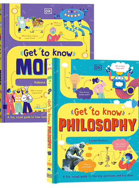 DK少儿百科 金融经济理财 进口英文原版 Get To Know Money 儿童理财知识图解百科 全彩精装科普读物 了解金钱如何运作 7-9岁