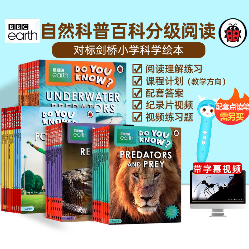 BBC earth Do You Know 你知道吗 自然科普百科分级阅读1 2 3 4级英文原版对标剑桥少儿英语小学科学绘本天文地理认知读物Ladybird