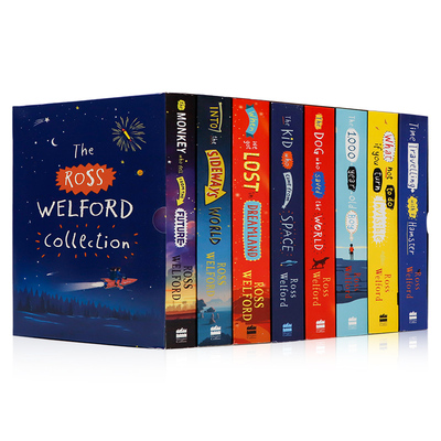 现货 Ross Welford 8册盒装 英文原版小说罗斯·韦尔福德穿越逆境启发人生智慧青少年爱幻想课外阅读英语读物读本中小学生学校推荐