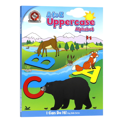 大写字母A到Z练习册英文原版