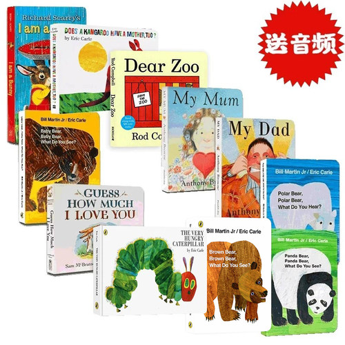brownbear棕色的熊启蒙11册原版
