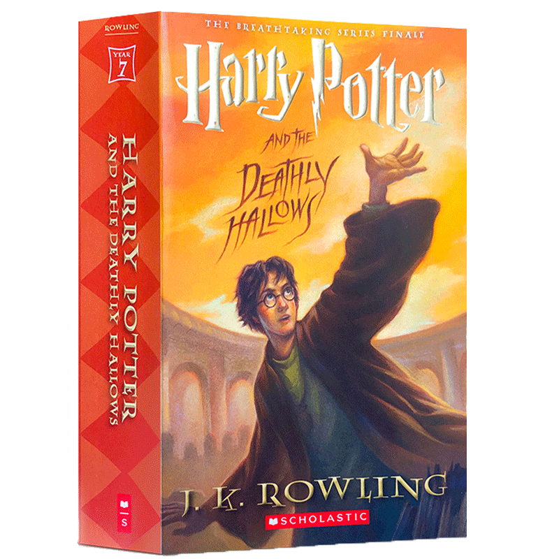 哈利波特与死亡圣器 哈利波特7 美版 英文原版小说 Harry Potter and the Deathly Hallows 学乐出品 JK罗琳 畅销魔幻小说平装版