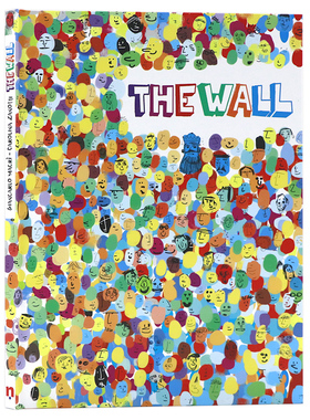 墙 英文原版绘本 The Wall 关于人性认识人与人之间融合的价值打破隔阂儿童精装大开全彩图画书Giancarlo Macrì进口童书