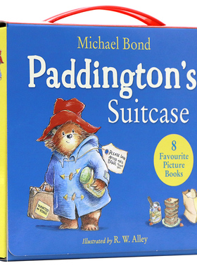 帕丁顿熊的手提箱8册套装 英文原版 Paddington's Suitcase儿童英语合集绘本故事书帕丁顿熊2电影版进口英语原版HarperCollins