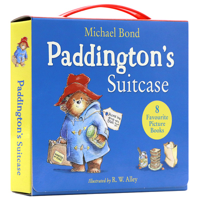 帕丁顿熊的手提箱8册英文原版