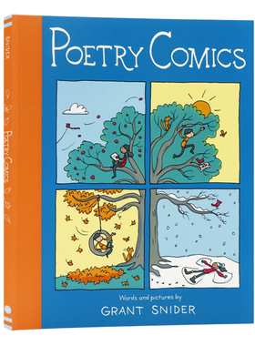 诗歌漫画 英文原版 Poetry Comics 儿童诗歌漫画图画书 格兰特・斯奈德 Grant Snider 四季主题小诗 春夏秋冬 平装 适合8-12 岁
