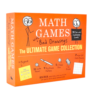 with 套装 图画 Bad Games 英文原版 精品 Collection Drawings Orlin Ultimate Math Game 游戏合集 数学游戏与糟糕 Ben The