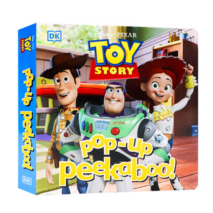 Disney 躲猫猫 DK精品 Pixar 纸板书儿童早教玩具书 英文原版 Story 迪士尼皮克斯玩具总动员 立体翻翻书 Pop Toy Peekaboo