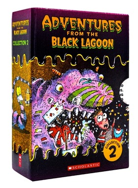 黑潭小学历险记盒装11-20册 英文原版 Black Lagoon Collection Set 2 黑湖小学 学乐scholastic课外阅读 插图章节桥梁书课外阅读