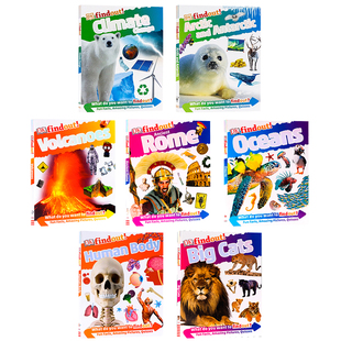 Oceans 海洋 DK发现知识系列 Volcanoes 儿童启蒙知识绘本 罗马科普百科 Rome 火山 百科读物 英文原版 Ancient Findout