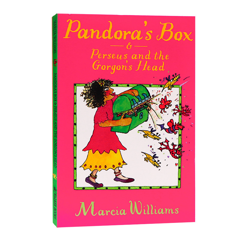 潘多拉盒子 英文原版 pandoras box and perseus 小学生趣味插图 古