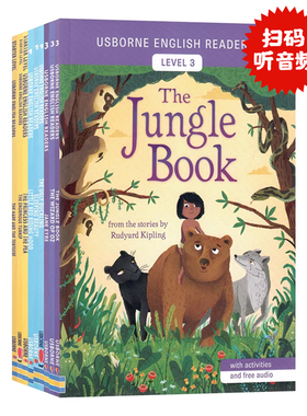 Usborne 分级阅读 Starter Level 3 英文原版绘本 English Readers Sleeping Beauty/Jane Eyre/The Wizard of Oz早教启蒙英语读物