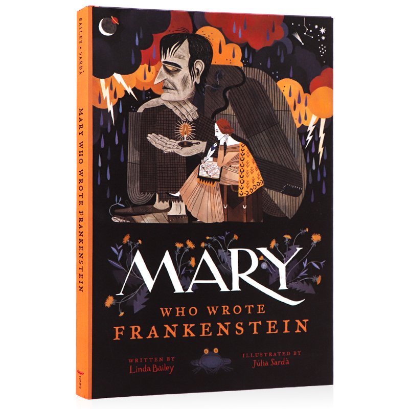 玛丽雪莱的故事英文原版绘本