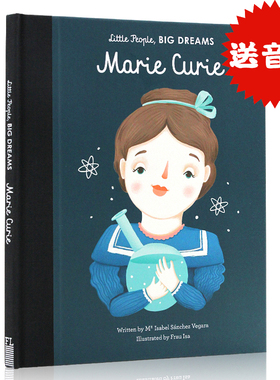 小人物大梦想 居里夫人 Marie Curie 英文原版精装绘本名人传记 Little People Big Dreams 小人物大梦想彩色插画版 世界杰出女性