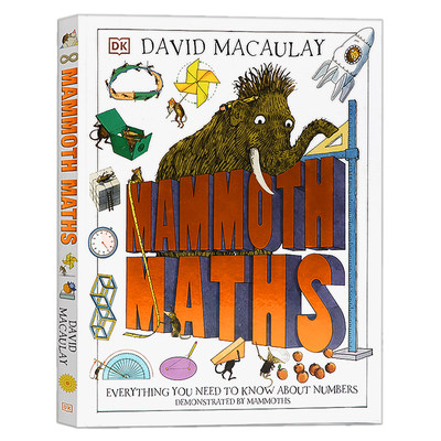 猛犸象数学 英文原版 Mammoth Maths 儿童趣味数学形状认知启蒙绘本 DK儿童STEM创新思维培养读物 数学概念几何 课外辅导读物 精装