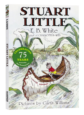 英文原版进口平装 精灵鼠小弟 Stuart Little夏洛的网同作者EB怀特英文版 中小学英语学习教程教材 课外阅读书 儿童文学畅销原版书