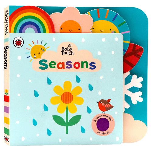 小瓢虫触摸错层书英文原版绘本