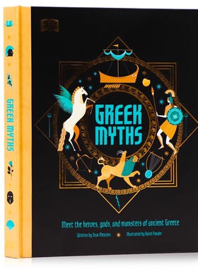 DK古希腊神话插图故事英文原版 Illustrated Greek Myths 古希腊神话和传说故事书精装全彩插画儿童英语课外阅读珍藏版