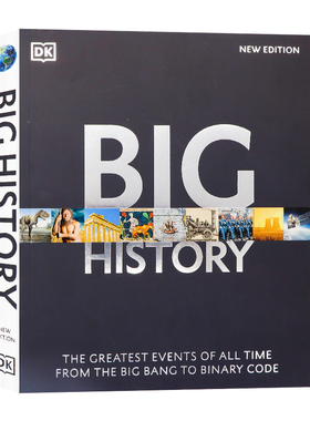 DK出品 大历史 英文原版 Big History 历史科普百科全书 跨越130 亿年时空 打破知识藩篱的时间旅图 英语读物 David Christian