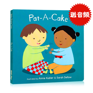 儿歌童谣韵文纸板书 绘本 Play出品 低幼儿童英语早教启蒙 Child Pat 亲子互动读物 经典 英文原版 Cake