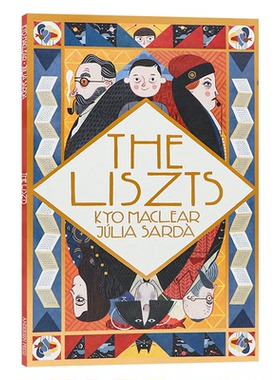 李斯特一家清单一族英文原版 The Liszts 儿童趣味哲理绘本故事书 插画师Julia Sarda 低幼儿童英语阅读启蒙绘本图画书Julia Sarda