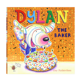 the 大开 英文原版 Dylan 里斯 启蒙认知读物 面包师迪伦 盖伊·帕克 Baker 绘本 Parker Guy 平装 趣味图画故事书 Rees