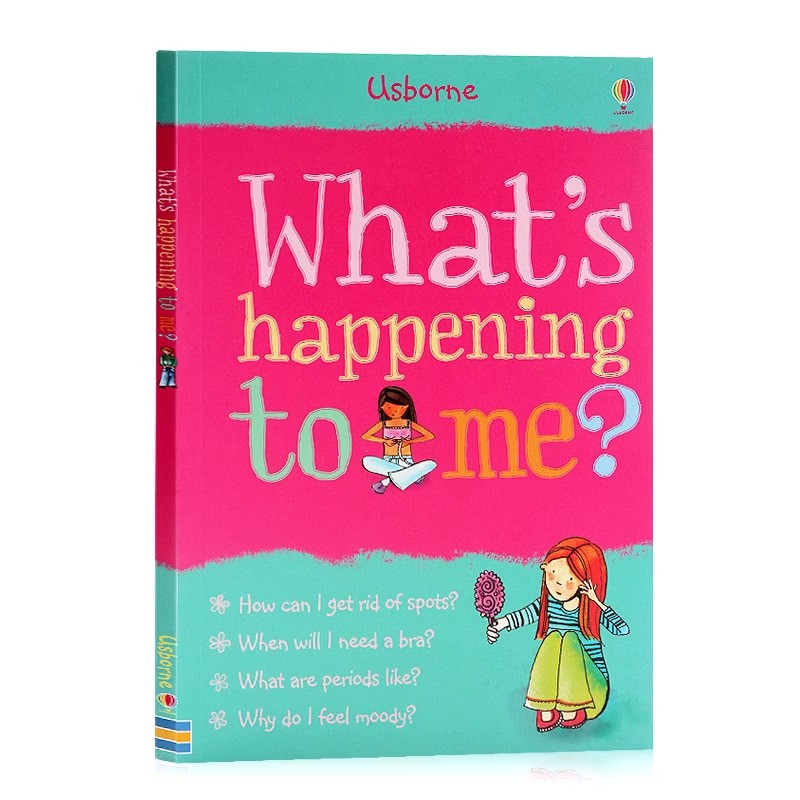 Usborne 我的身体怎么了 女生版 英文原版 What's Happening to Me? Girl 性教育 青春期知识指南 儿童科普 生理知识