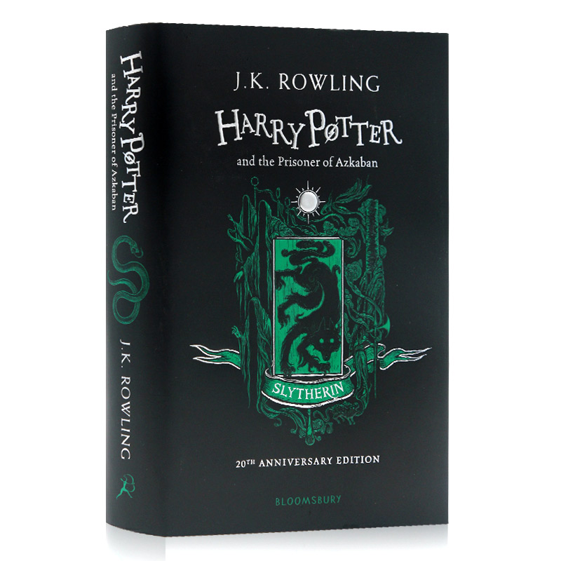 Harry Potter and the Prisoner of Azkaban Slytherin Edition斯莱特林蛇院纪念版精装英文原版哈利·波特与阿兹卡班的囚徒哈3