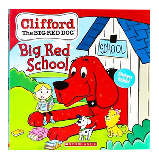大红狗克里弗系列 红狗的学校 英文原版绘本 Clifford the Big Red Dog Big Red School  儿童英语启蒙认知亲子共读图画故事书平装