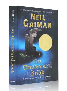 进口英文原版小说 The Graveyard Book 坟场之书 中学生英语课外阅读物 青少年幻想文学 Neil Gaiman尼尔盖曼 纽伯瑞金奖 学校推荐
