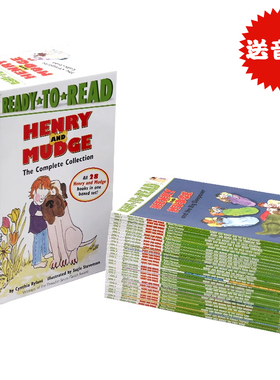英文原版绘本Henry and Mudge亨利和玛吉套装1-28盒装Ready to Read Level2儿童启蒙分级阅读 汪琣珽推荐二阶段 友谊情商故事书