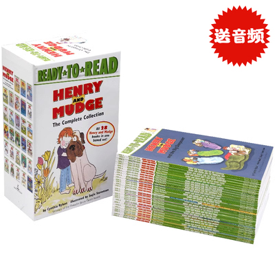 英文原版绘本Henry and Mudge亨利和玛吉套装1-28盒装Ready to Read Level2儿童启蒙分级阅读 汪琣珽推荐二阶段 友谊情商故事书