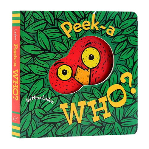 躲猫猫书洞洞书英文原版绘本