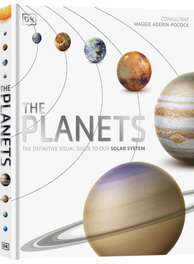 DK出品 星球 英文原版 The Planets 行星太阳系视觉指南 探索宇宙奥秘太阳系之旅 宇宙太空科普读物 视觉图解百科全书 进口书籍