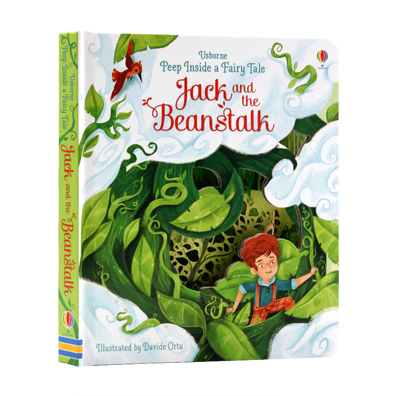 杰克与魔豆 英文原版绘本 Peep Inside a Fairy Tale Jack and the Beanstalk Usborne偷偷看里面童话系列 亲子共读翻翻洞洞纸板书 书籍/杂志/报纸 原版其它 原图主图