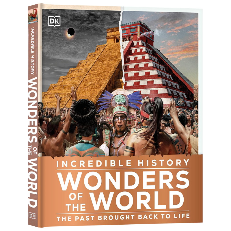 DK出品令人难以置信的世界历史奇迹英文原版 Incredible History Wonders of the World 全彩图解进口英语科普百科全书精装版