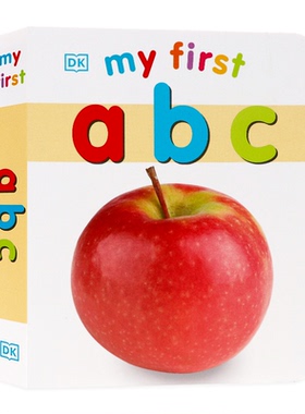 DK出品 我的第一本 ABC 英文原版绘本 My First ABC 宝宝英语认知启蒙单词纸板书 亲子睡前共读 激发幼儿探索欲 适配小手耐翻耐磨