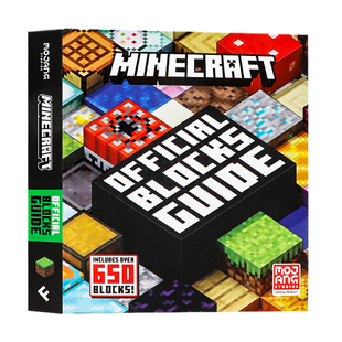 Minecraft 精装 Mojang 世界官方方块指南 英文原版 Blocks Official 益智游戏手册 我 Guide 新手入门进阶攻略书 游戏周边书