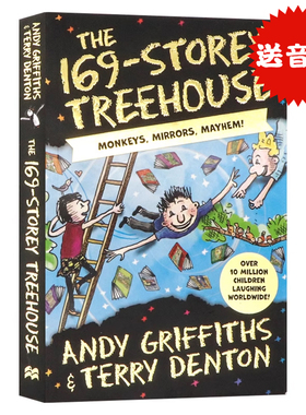 小屁孩树屋历险记第13本169层疯狂树屋故事英文原版 The 169 Storey Treehouse 初级桥梁章节书奇幻冒险纽约时报青少年英语读物