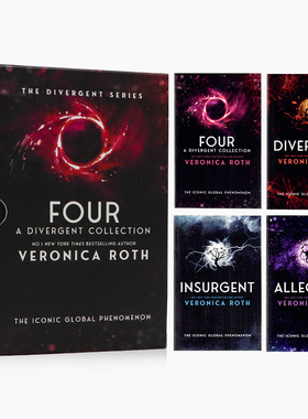 分歧者系列4册盒装 英文原版小说 Divergent Series Box Set Books 4 纽约时报畅销书 青少年科幻小说 分歧者叛乱者 Veronica Roth