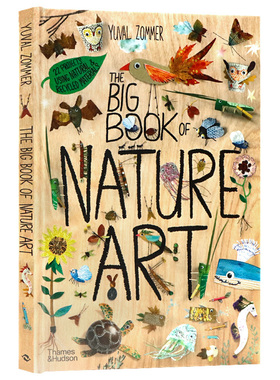 自然科普艺术花卉书 The Big Book of Nature Art 百花大绘本 英文原版 儿童植物科普读物英语启蒙精装大开本精美插图Yuval Zommer