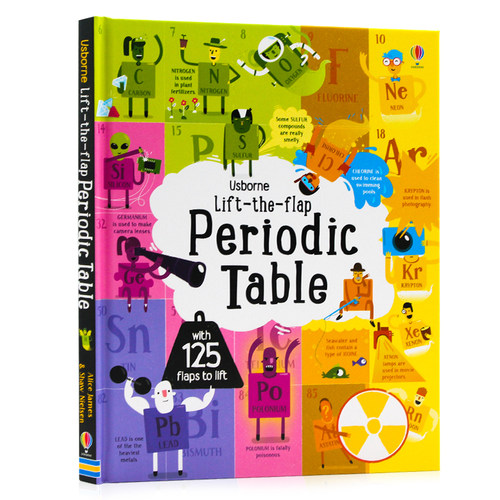 Usborne揭秘元素周期表翻翻书