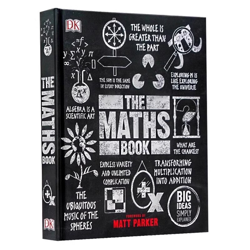 DK 伟大思想系列 数学之书 英文原版 The Math Book  数学史图解图表 数学知识科普百科 世界著名定理数学家数学潮流精彩入门介绍