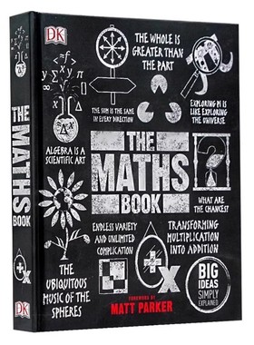 DK 伟大思想系列 数学之书 英文原版 The Math Book  数学史图解图表 数学知识科普百科 世界著名定理数学家数学潮流精彩入门介绍