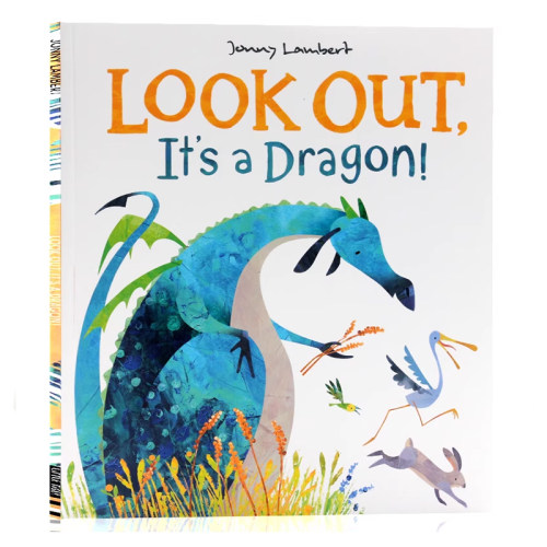 小心那是恐龙 英文原版绘本 Look Out It's a Dragon 儿童英语启蒙认知趣味图画故事书平装大开 孤独的熊猫同作者Jonny Lambert