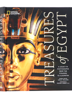 埃及的珍宝 英文原版收藏  Treasures of Egypt 精选国家地理档案 图坦卡蒙墓100周年 带你走进神秘埃及 记录惊人考古发现 精装