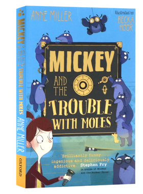米奇和鼹鼠的烦恼 英文原版章节书 Mickey and the Trouble with Moles 冒险故事小说Anne Miller青少年课外阅读进口读物